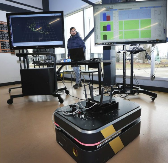 st-clair data analytics maneuvers autonomous guided vehicle