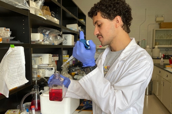 Undergraduate research experience leads alumnus to lifelong dream