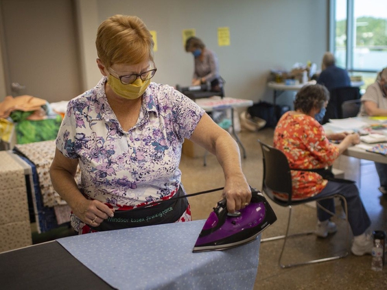 Community group reaches milestone in creating hand-made masks