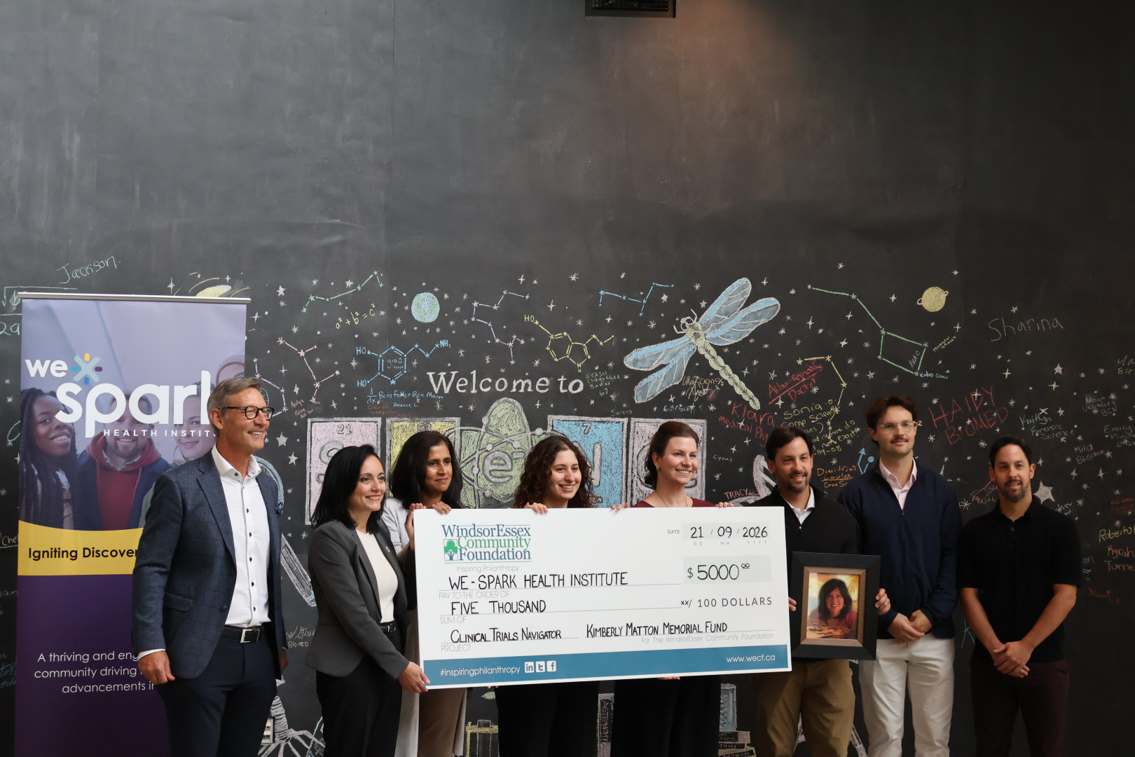 Kimberly Matton Memorial Fund - WECF Cheque Presentation