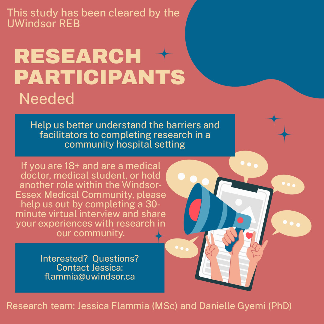 Barriers and Facilitators to Health Research - a Community Hospital Perspective Logo