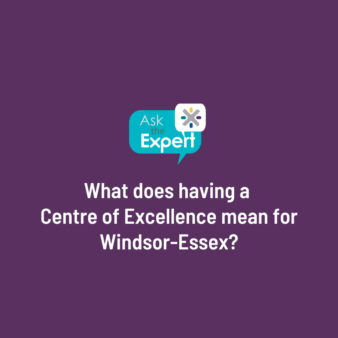 What does having a Centre of Excellence mean for Windsor-Essex? - Patrick Kolowicz